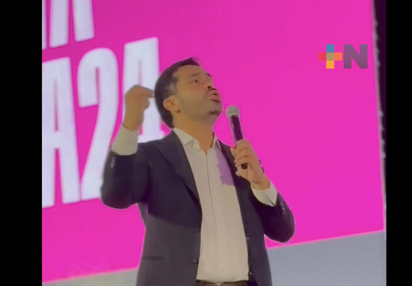 Jorge Álvarez Máynez ante estudiantes promete mejores esquemas de seguridad